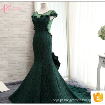 Gorgeous Custom Made Green See Through Women&#39;s Evening Dresses 2017